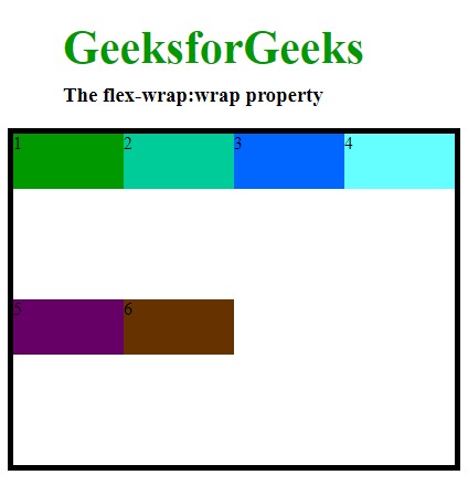 flex-wrap property