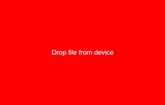 drop file
