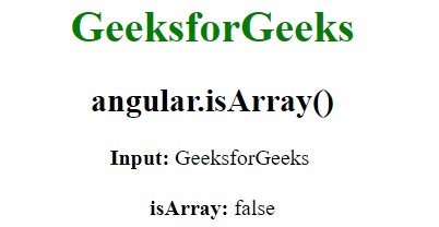 isarray