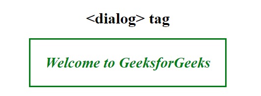 dialog tag