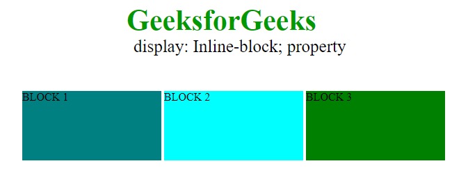 display inline block