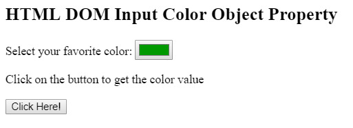 color object