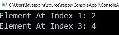 LINQ ElementAt() Method