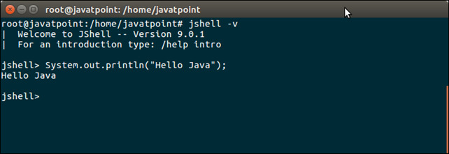 Java 9 Shell Tool 2