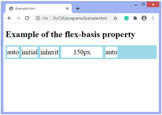 CSS flex-basis property