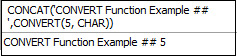 MySQL Convert() Function