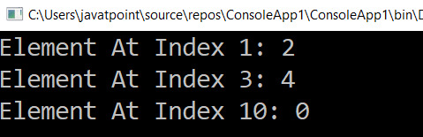 LINQ ElementAtOrDefault() Method