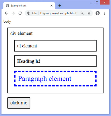 jQuery next() method