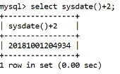 MySQL Sysdate() Function