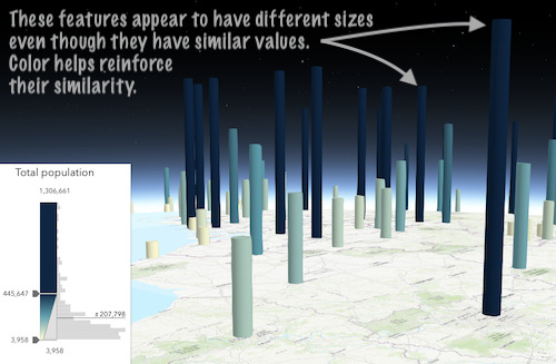 ColorSizeSlider with perspective