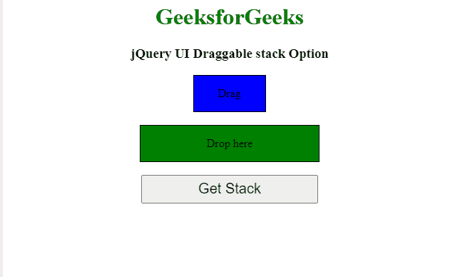 jQuery UI Draggable stack Option