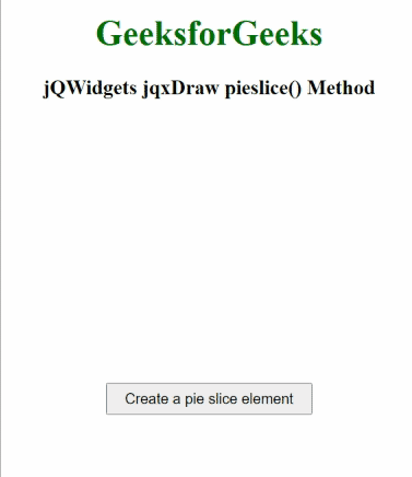jQWidgets jqxDraw pieslice() Method