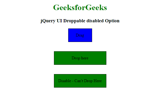 jQuery UI Droppable disabled Option