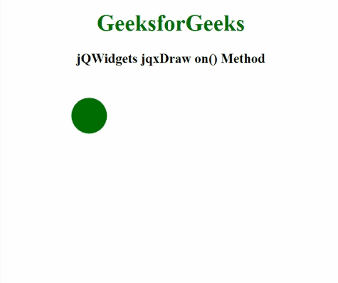 jQWidgets jqxDraw on() Method