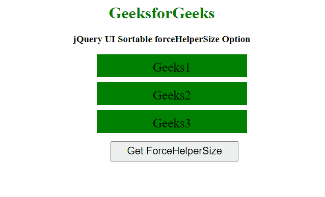 jQuery UI Sortable forceHelperSize Option